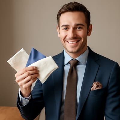 Silk, linen, or cotton: which pocket square fabric fits you?