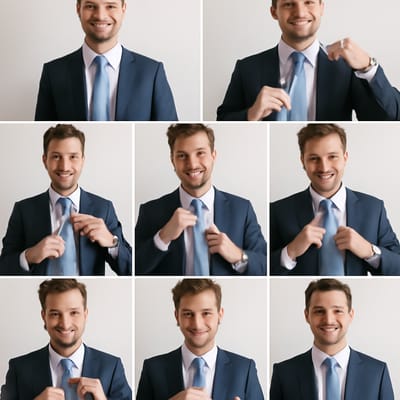 Step-by-step: How to tie a Full Windsor knot (mirror-friendly)