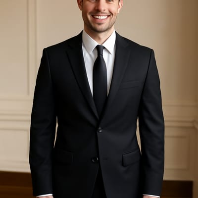 What length should a solid black necktie be (and when to go long)?