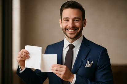 Pocket Square Folding Techniques: Presidential Fold+