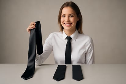Black Silk vs Matte Black Neckties for Every Setting