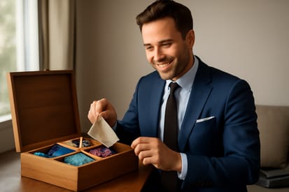 Pocket Square Storage: Keep Silk, Linen, Cotton Crisp