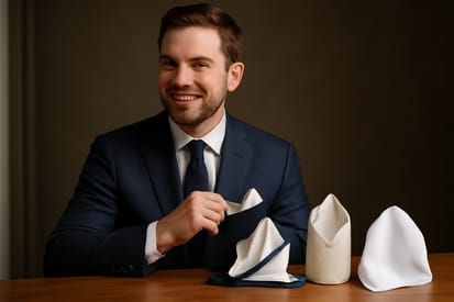 Pocket Squares 101: Silk vs Linen vs Cotton Guide
