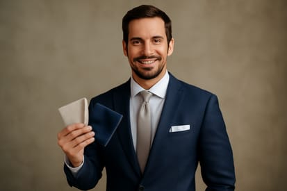 Pocket Square Fabrics for Weddings: Silk vs Linen