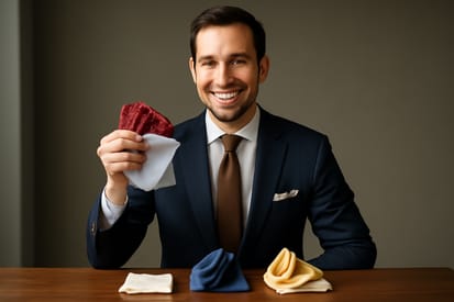 Pocket Squares Guide: Fabrics, Folds, Color & Care